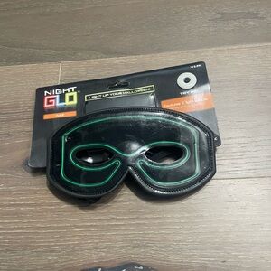 Night Glo light up glasses green nwt